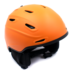 Шлем зимний White Owl HK004, L (57-61 см), оранжевый с черным